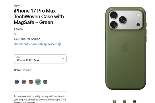 Ốp của iPhone 17 đắt hơn một chiếc điện thoại hãng khác