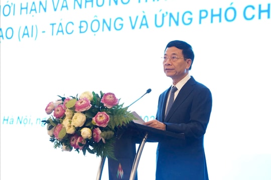 Bộ trưởng Nguyễn Mạnh Hùng: Thực hiện AI hoá như là điện khí hoá