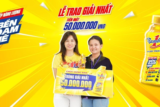 Chạy hơn 300km để tận tay nhận giải thưởng 50 triệu đồng từ Number 1