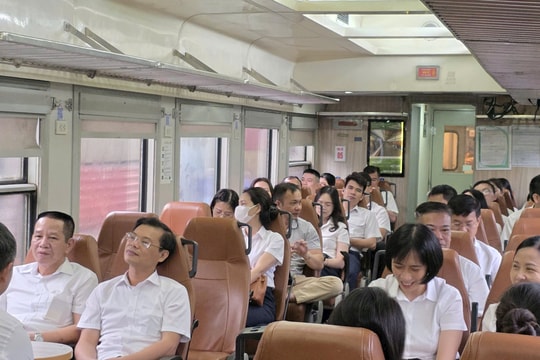 Chính thức vận hành tàu hỏa tuyến Hải Dương - Hải Phòng phục vụ người dân