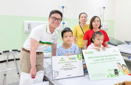 OCB tiếp tục đồng hành cùng Quỹ Hiểu về trái tim
