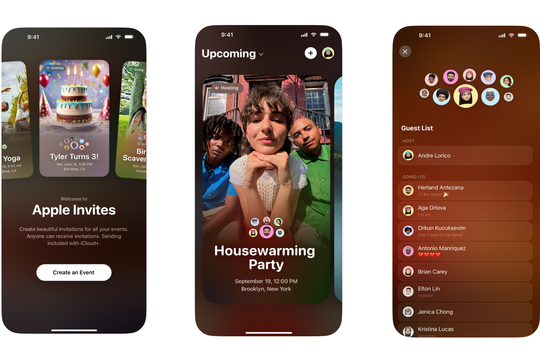 Apple Invites 1.5 bổ sung Liquid Glass, đồng bộ lịch và phát video