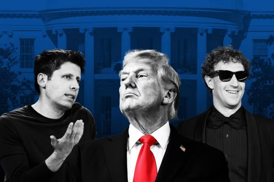 Mark Zuckerberg và Sam Altman xích lại gần ông Trump, quan chức Nhà Trắng nghi ngại