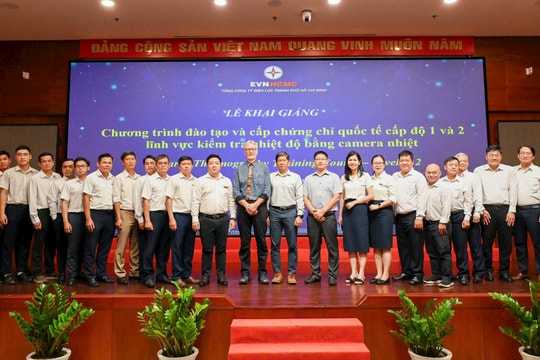 EVNHCMC tiên phong đào tạo quốc tế về công nghệ ảnh nhiệt trong ngành điện