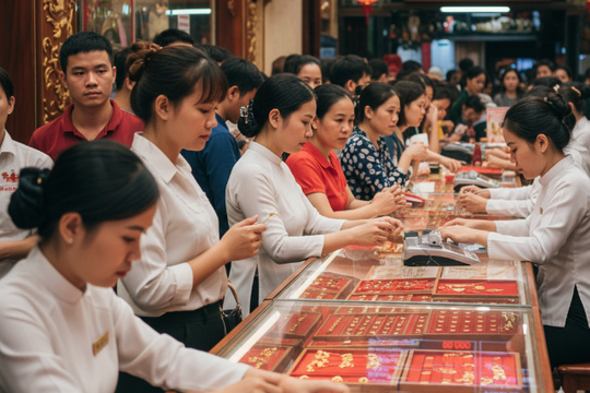 Giá vàng hôm nay 2.3: Tăng 8 triệu một tuần, nhiều người run tay!