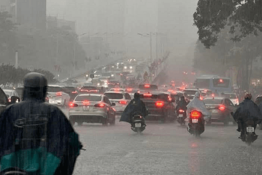Thời tiết hôm nay 1.10: Hà Nội tiếp tục mưa, toàn bộ học sinh được nghỉ học