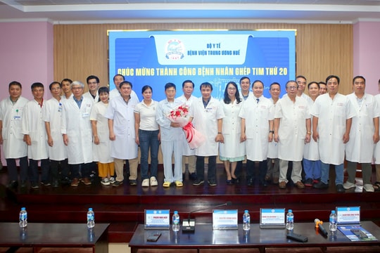 BV Trung ương Huế xuất viện ca ghép tim xuyên Việt thứ 20