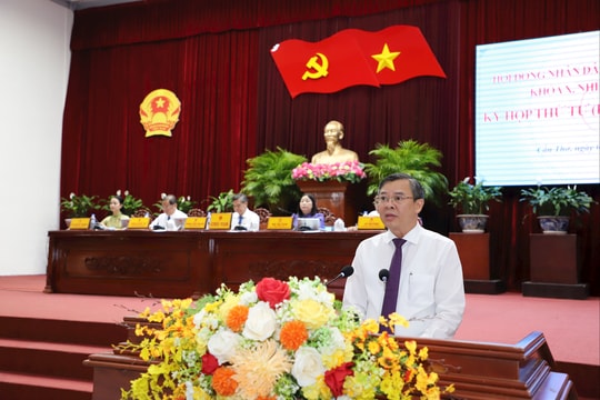 Ông Trương Cảnh Tuyên được bầu làm Chủ tịch UBND TP.Cần Thơ