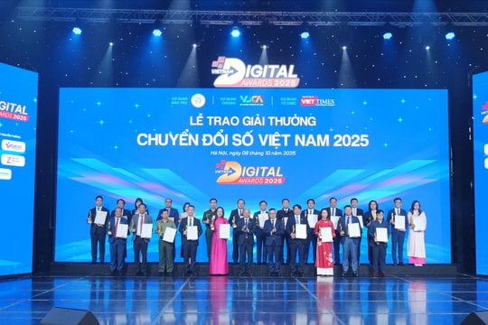 Vietnam Digital Awards 2025: Tôn vinh cơ quan, doanh nghiệp, sản phẩm chuyển đổi số xuất sắc