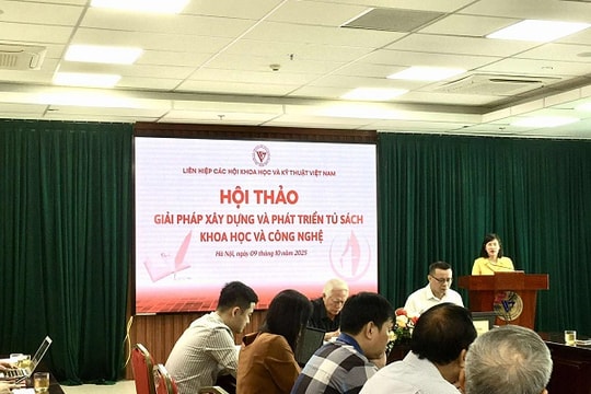 Một tủ sách cho giới khoa học luôn là ước nguyện của người làm KH-CN