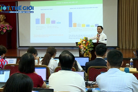 Khóa học 'Trí tuệ nhân tạo cho chuyên gia thông tin và thư viện' khép lại với nhiều kết quả thiết thực