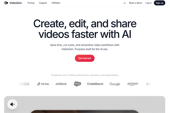 VideoGen - cách dùng công cụ AI tạo video tự động đơn giản nhất