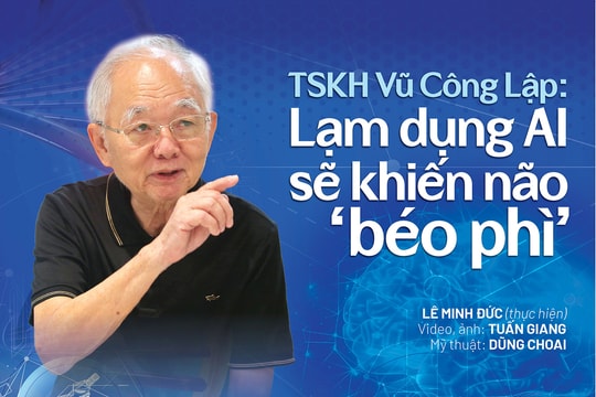 TSKH Vũ Công Lập: Lạm dụng AI sẽ khiến não ‘béo phì’