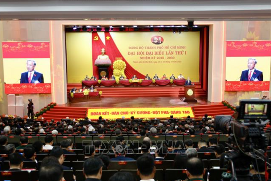 Phát biểu của Tổng Bí thư Tô Lâm tại Đại hội đại biểu Đảng bộ TP.HCM nhiệm kỳ 2025 - 2030