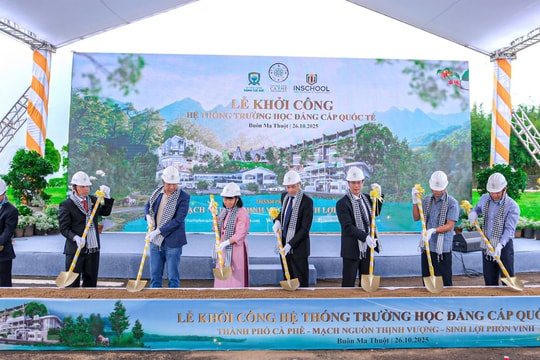 Trung Nguyên Legend khởi công hệ thống trường học tiêu chuẩn quốc tế tại khu đô thị Thành Phố Cà Phê