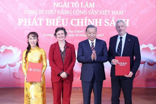 Đại học Oxford công bố Quỹ Học bổng Tiên phong dưới sự chứng kiến của Tổng Bí thư Tô Lâm