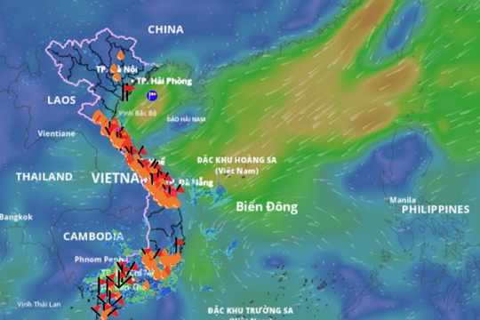 Thời tiết hôm nay 2.11: Bão số 13 sắp hình thành, có ảnh hưởng đến nước ta không?