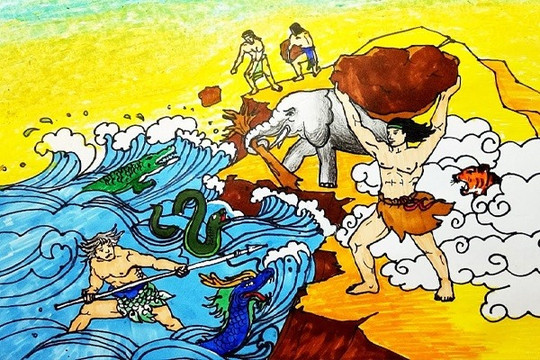 Thủy Tinh đại thắng vì Sơn Tinh quá yếu