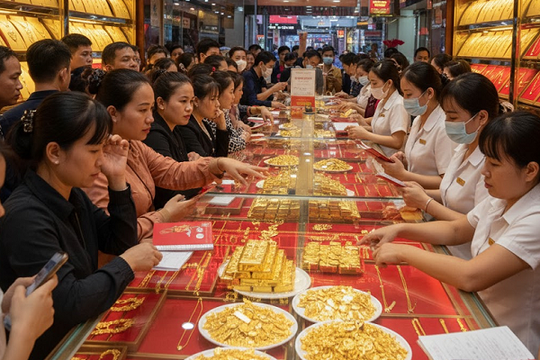 Giá vàng hôm nay 7.11: Bật tăng nhanh, đẩy làn sóng mua gom mạnh mẽ