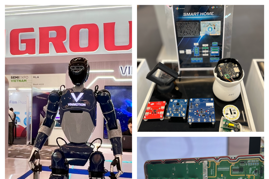 Chip, robot… made in Việt Nam gây ấn tượng tại SEMIEXPO Vietnam 2025