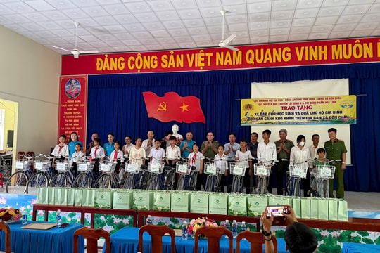 Cục An ninh nội địa phối hợp với công an tỉnh Vĩnh Long, công an TP.Cần Thơ làm công tác xã hội