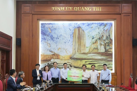 Petrovietnam đồng hành cùng tỉnh Quảng Trị và TP Huế khắc phục hậu quả thiên tai