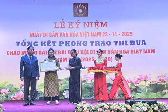 Lan tỏa niềm tự hào, tri ân những cống hiến vì sự nghiệp Di sản Văn hóa Việt Nam