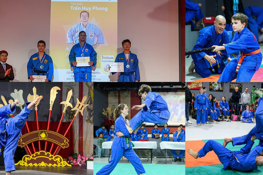 Sôi động giải Cúp Trần Huy Phong Vovinam - Việt Võ Đạo tại Pháp