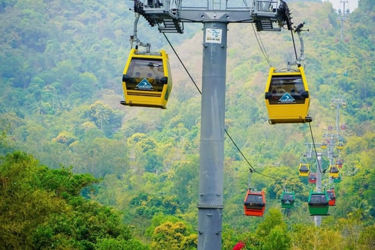Cáp treo Núi Cấm: Hành trình bay giữa mây trời và tâm linh Thất Sơn
