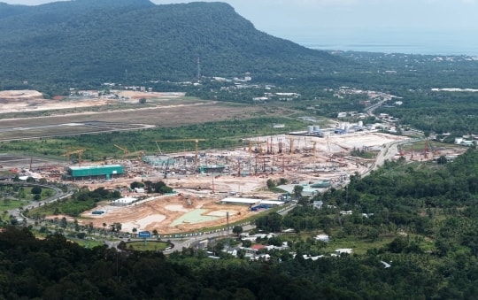 Dự án mở rộng Cảng Hàng không Phú Quốc đột phá tiến độ thi công để đón APEC 2027