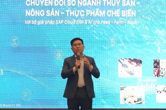 Chuyển đổi số theo chuỗi giá thủy sản trị từ ao nuôi đến bàn ăn