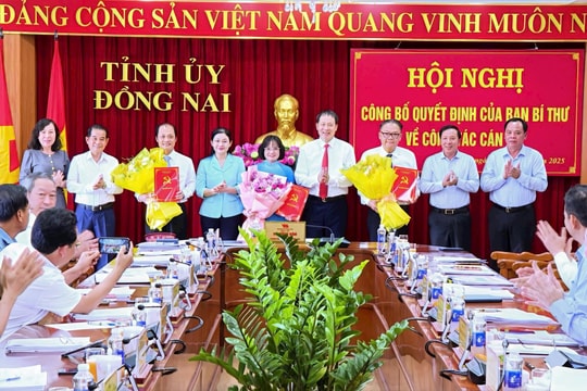 Ban Bí thư chỉ định thêm 3 Uỷ viên Ban Thường vụ Tỉnh uỷ Đồng Nai