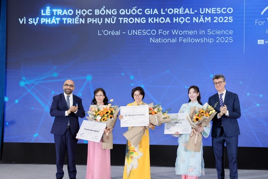 3 nhà khoa học nữ Việt Nam nhận học bổng L’Oréal - UNESCO