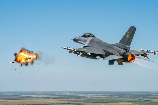 Vũ khí ‘giá mềm’ biến F-16 Ukraine thành khắc tinh của UAV bầy đàn Nga