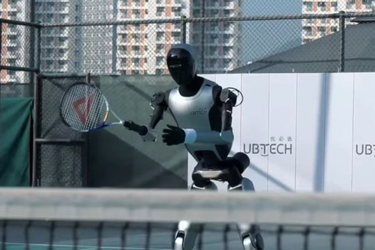 Video robot hình người đấu tennis gây chú ý, hé lộ bước tiến mới công nghệ