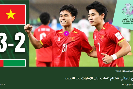Báo chí UAE thừa nhận U23 Việt Nam lì lợm biết 'chốt hạ' đúng thời điểm