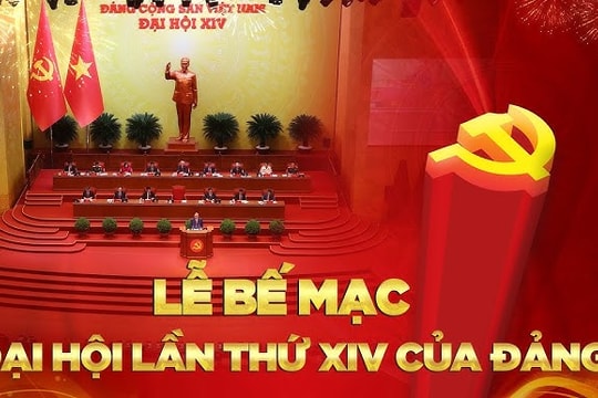 [TRỰC TIẾP] Lễ bế mạc Đại hội đại biểu toàn quốc lần thứ XIV của Đảng