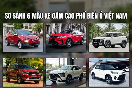 So sánh 6 mẫu xe gầm cao phổ biến tại Việt Nam