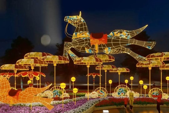Đường hoa Nguyễn Huệ Tết Bính Ngọ 2026: Ngựa công nghệ lên ngôi