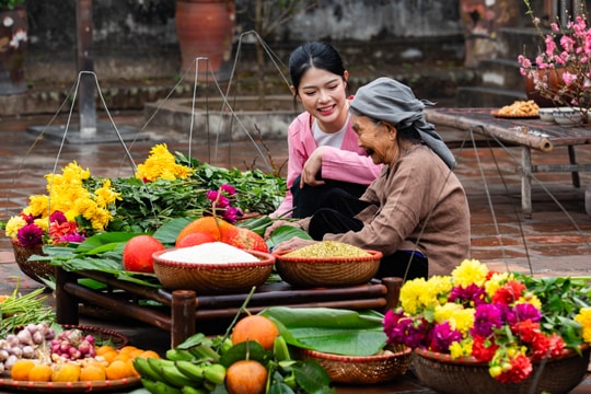 Sân đình ngày Tết: Nơi lưu giữ những mảnh hồn quê cũ