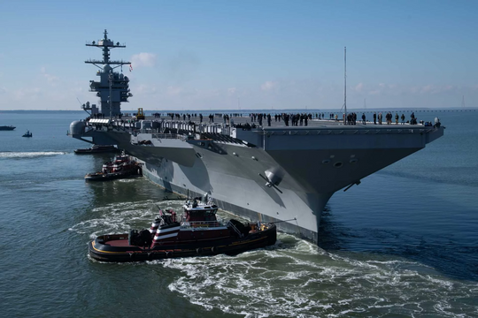 Tin vũ khí hôm nay 30.1: USS John F. Kennedy ra khơi giữa lúc Hải quân Mỹ thiếu hụt tàu sân bay