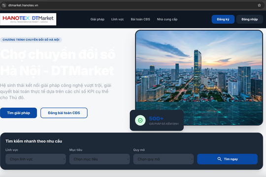 Hà Nội sắp ra mắt 'Chợ Chuyển đổi số': Lời giải cho bài toán đưa công nghệ vào thực tiễn