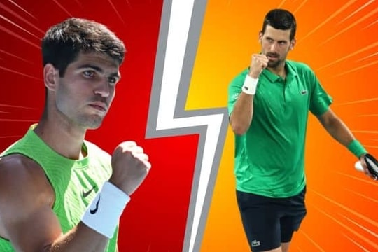 Alcaraz đấu Djokovic tại Chung kết Úc mở rộng 2026: Cuộc chạm trán giữa 2 thế hệ
