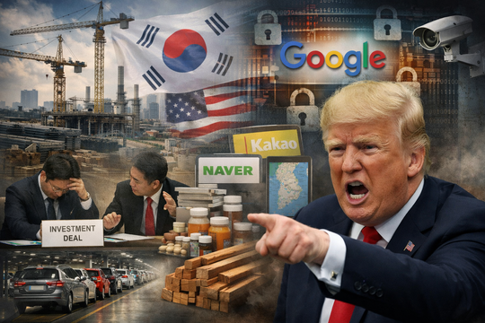Hàn Quốc chậm đầu tư vào Mỹ và đặt rào cản với Google khiến ông Trump tức giận