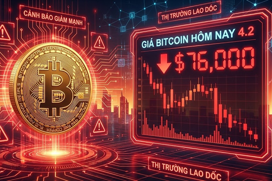 Giá Bitcoin hôm nay 4.2: Chưa vượt được 80.000 USD, nhưng xu hướng giảm sắp kết thúc?