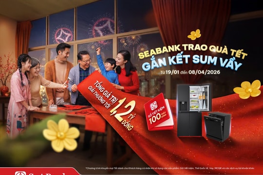 SeABank dành 1,2 tỉ đồng tri ân khách hàng dịp Tết Bính Ngọ và kỷ niệm 32 năm thành lập