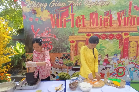 Rộn ràng sắc xuân miệt vườn Cần Thơ