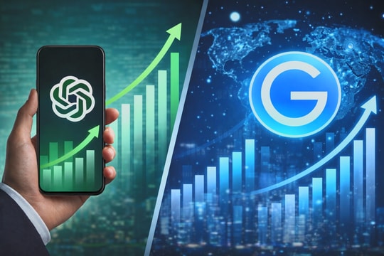 ChatGPT và Gemini tăng trưởng 'điên rồ'