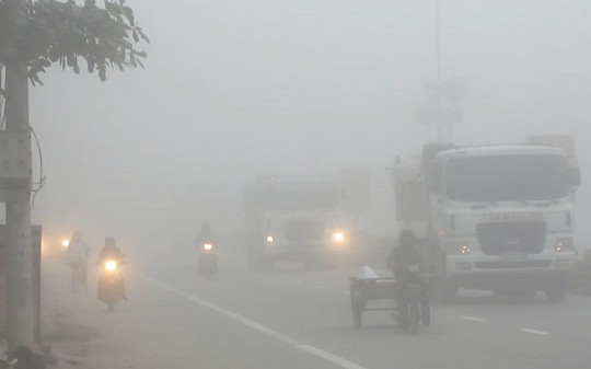 Thời tiết hôm nay 11.2: Miền Bắc chìm trong sương mù, giá rét
