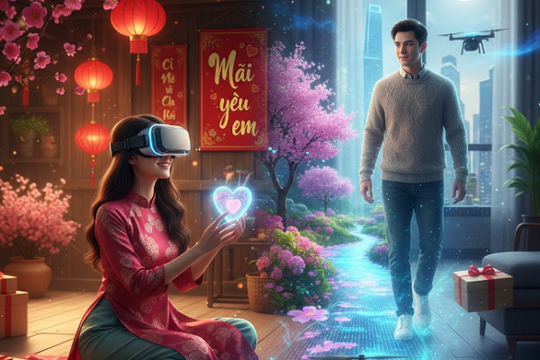 Valentine trong 'guồng quay' Tết: AI lên ngôi thay hoa hồng, nến thơm